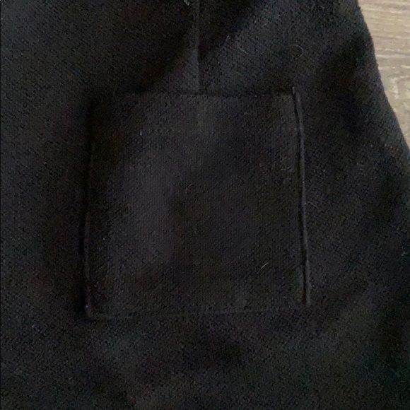 Black Tweed Winter Shorts - Picture 3 of 4